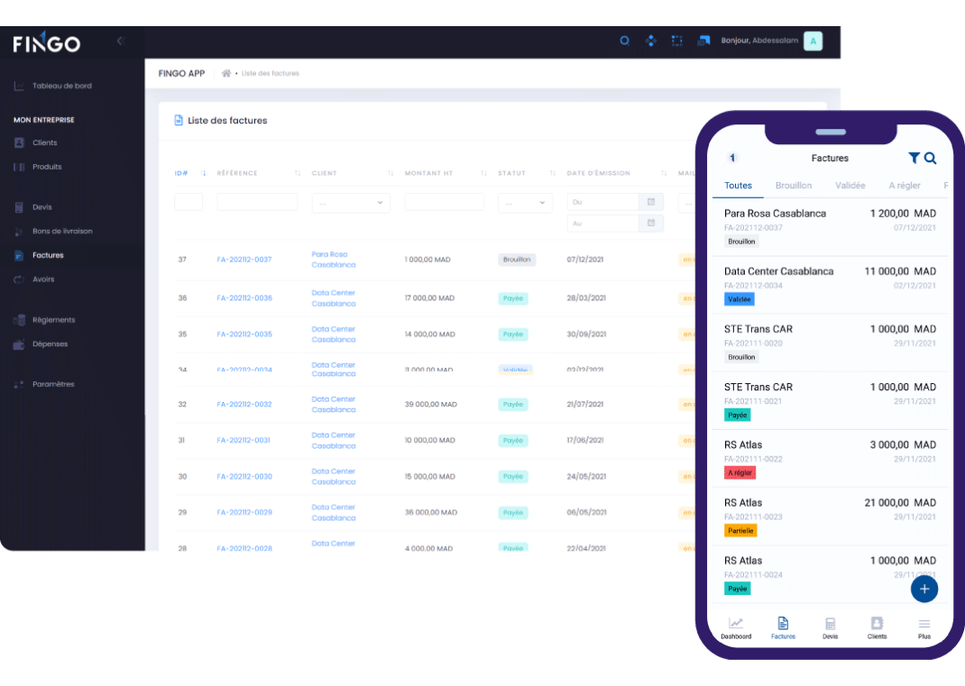 Création devis et bons de livraison